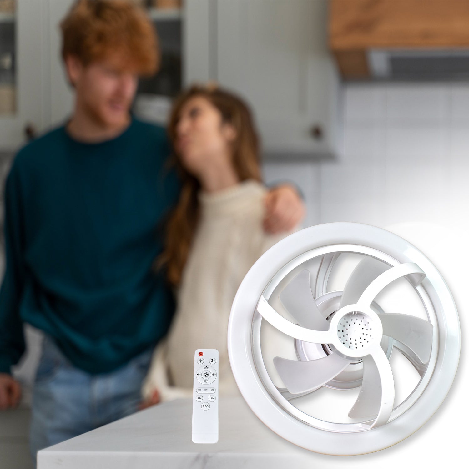 360 Rotation Ceiling Fan Light Smart Fan With Remote Control (1 Pc) 360 Rotation Ceiling Fan Light Smart Fan With Remote Control (1 Pc)